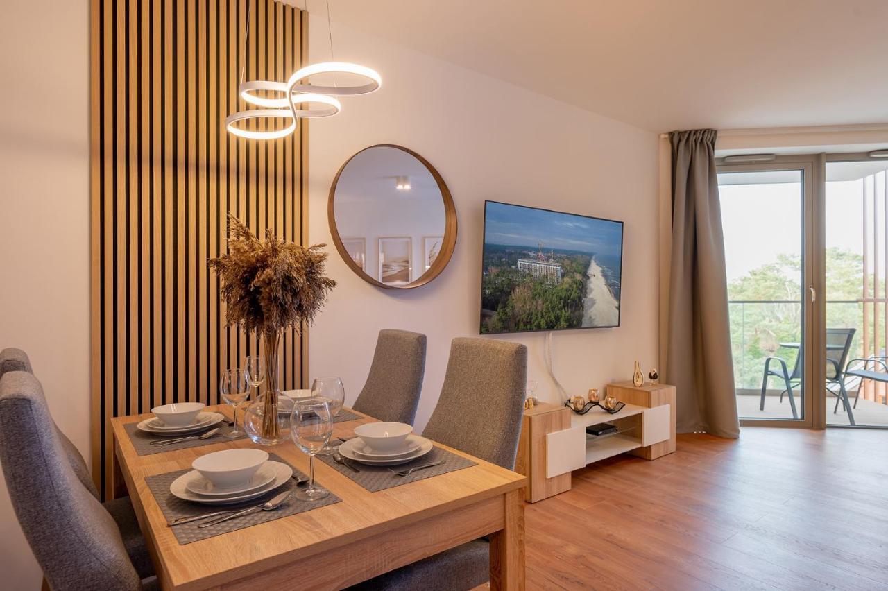 Pinea Sky Premium Apartament Z Widokiem Na Morze Ze Spa I Basenem Przy Plazy Pobierowo Dış mekan fotoğraf