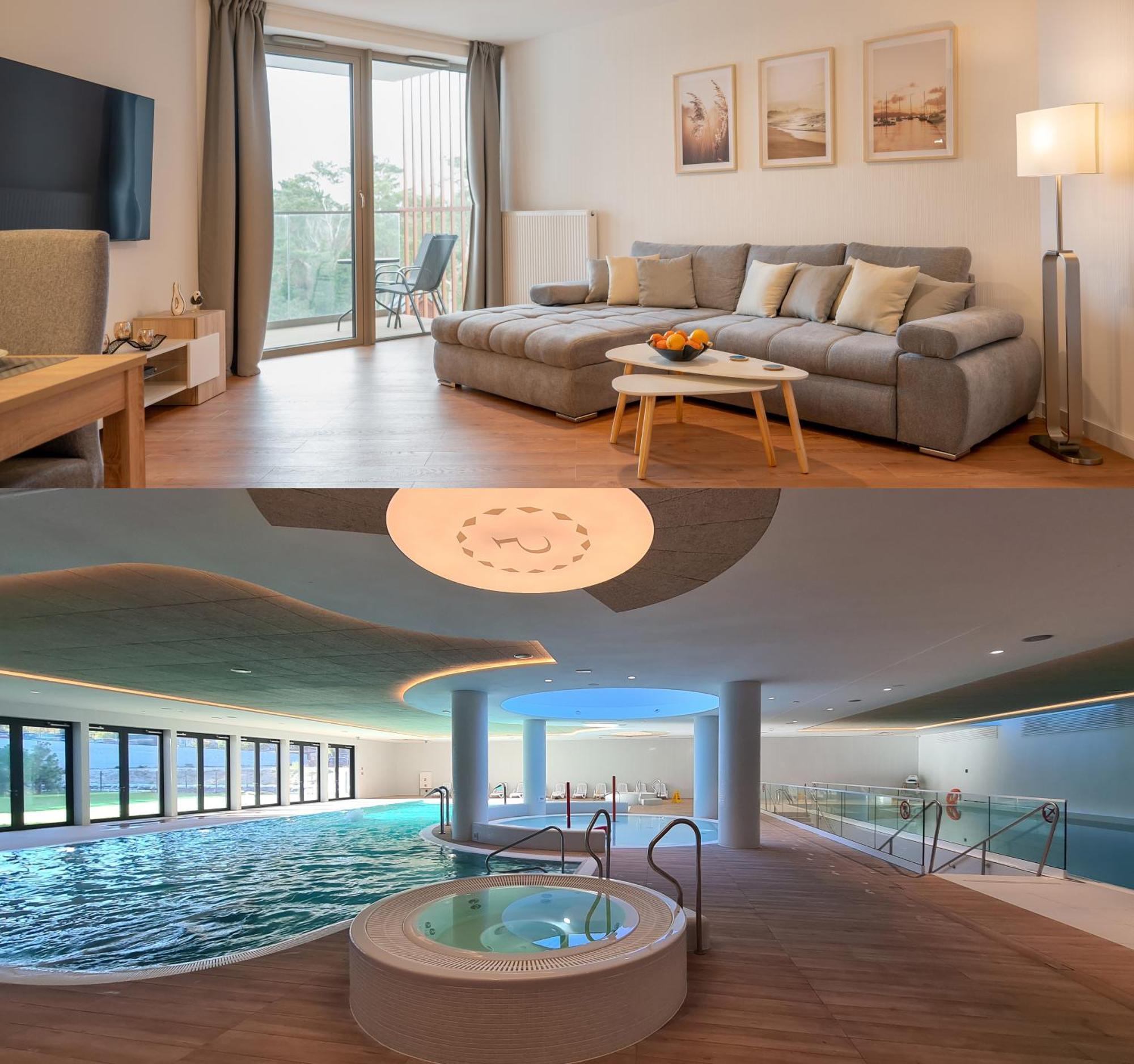 Pinea Sky Premium Apartament Z Widokiem Na Morze Ze Spa I Basenem Przy Plazy Pobierowo Dış mekan fotoğraf